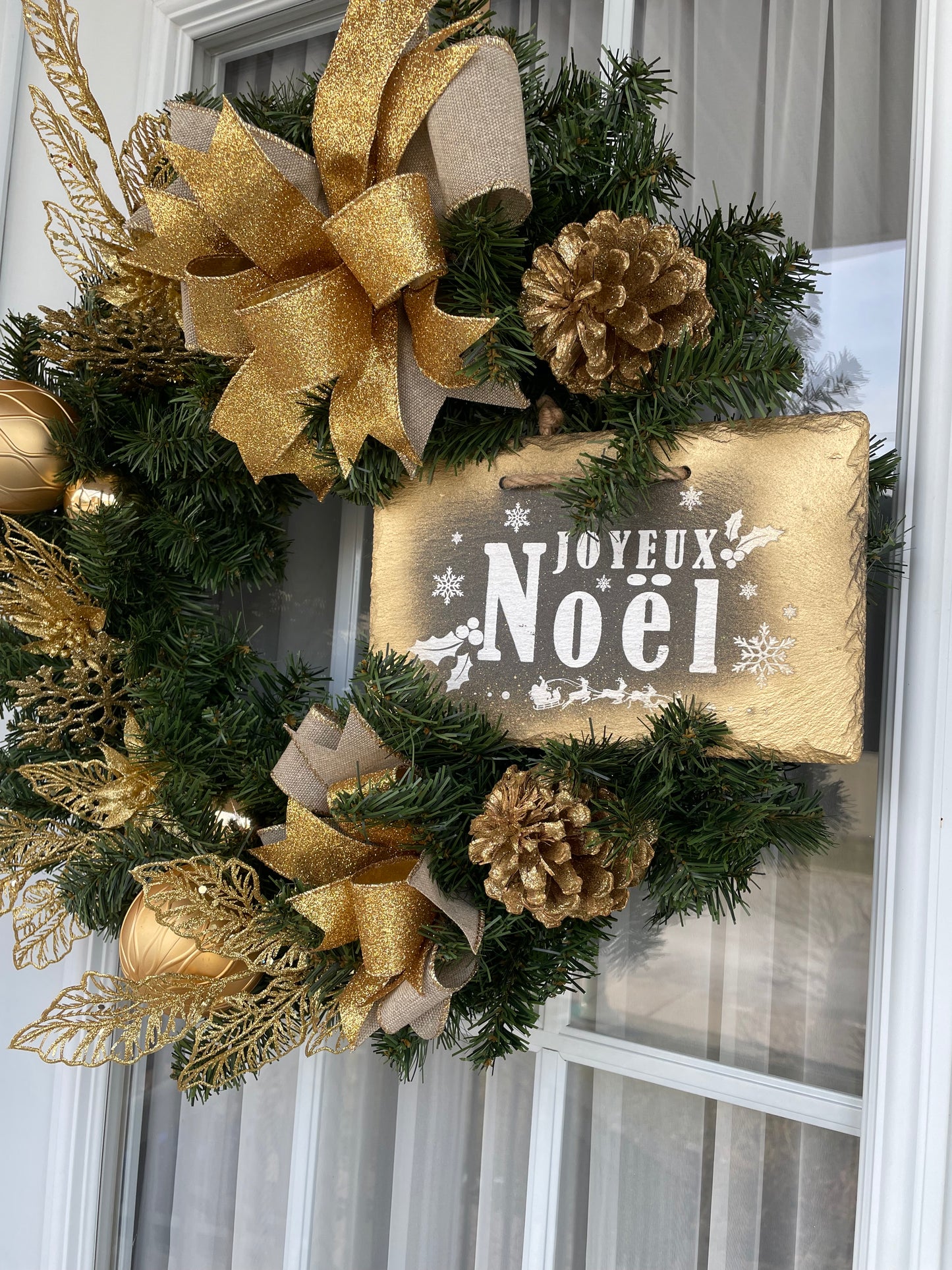 Couronne " Un NOËL d'Or "