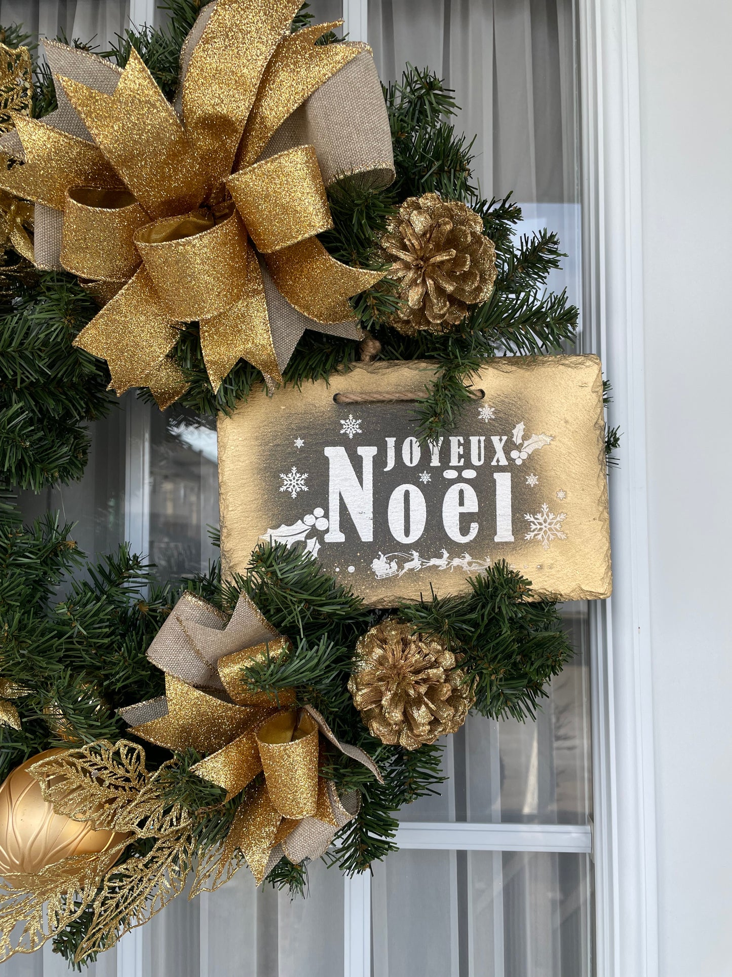 Couronne " Un NOËL d'Or "