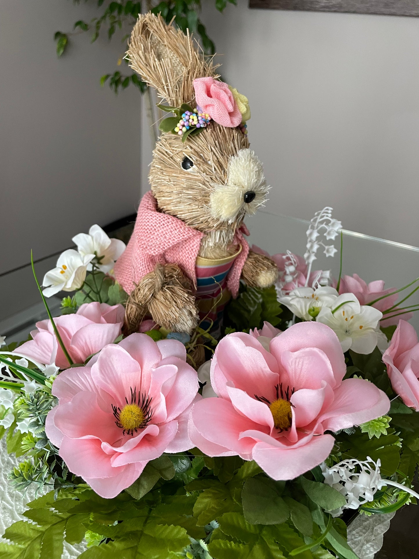 Centre de table Jeanette Lapine