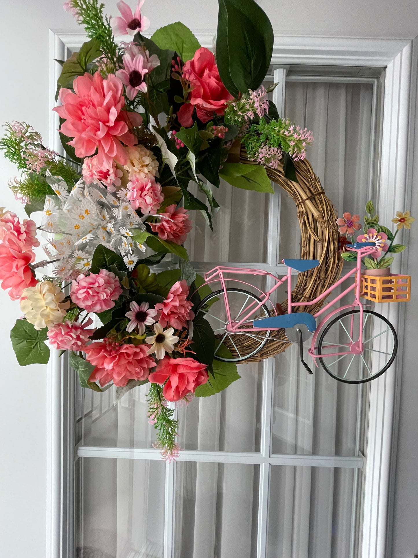 Couronne printemps Bicyclette