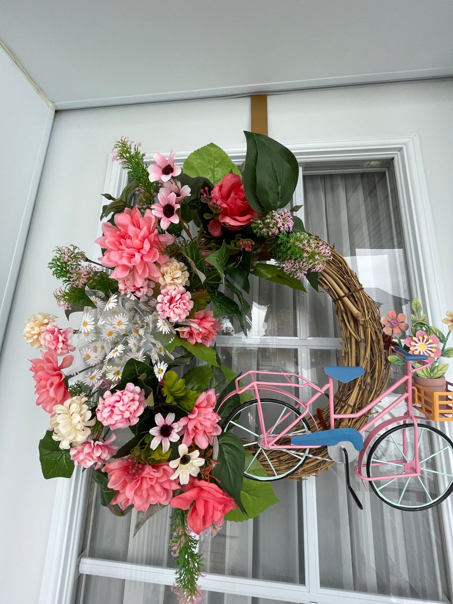 Couronne printemps Bicyclette