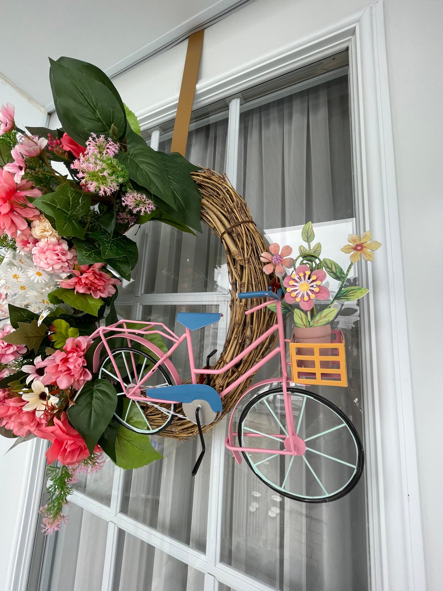 Couronne printemps Bicyclette
