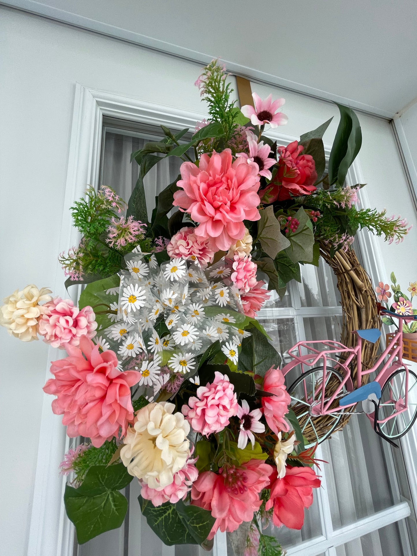 Couronne printemps Bicyclette