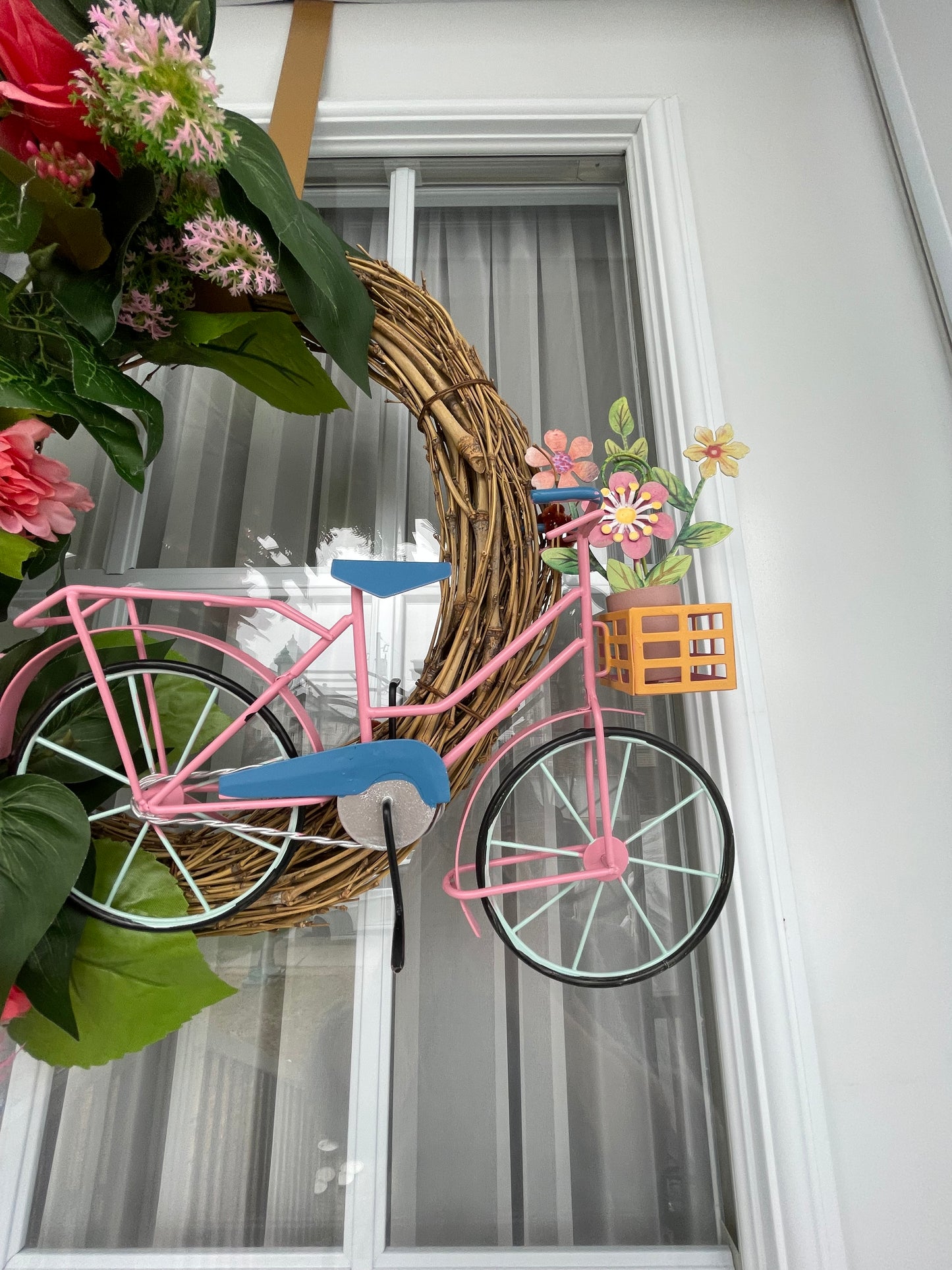 Couronne printemps Bicyclette