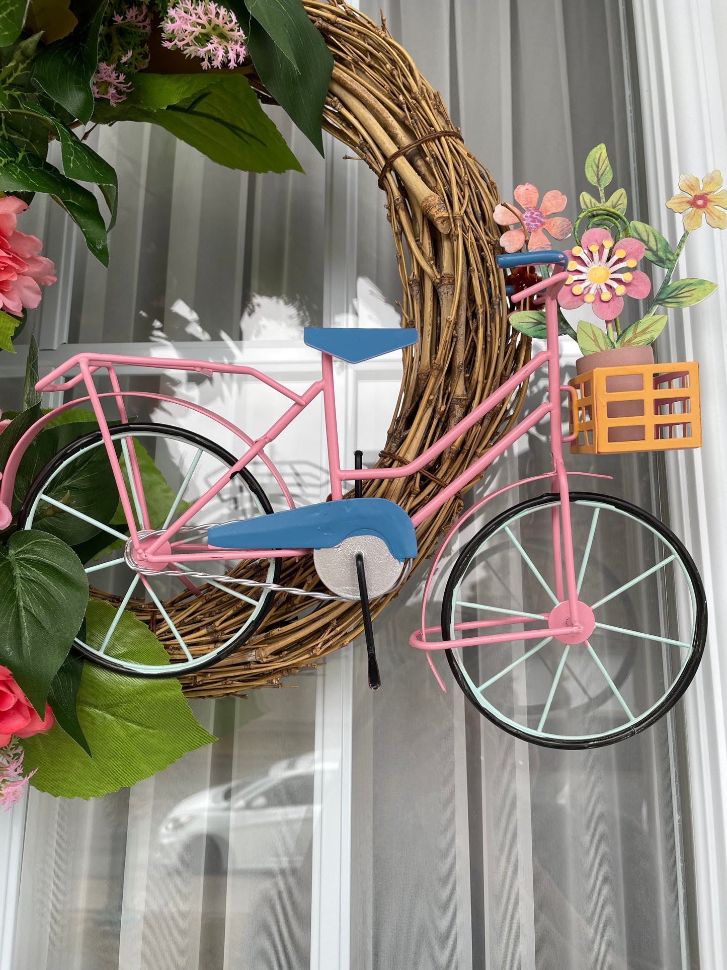 Couronne printemps Bicyclette