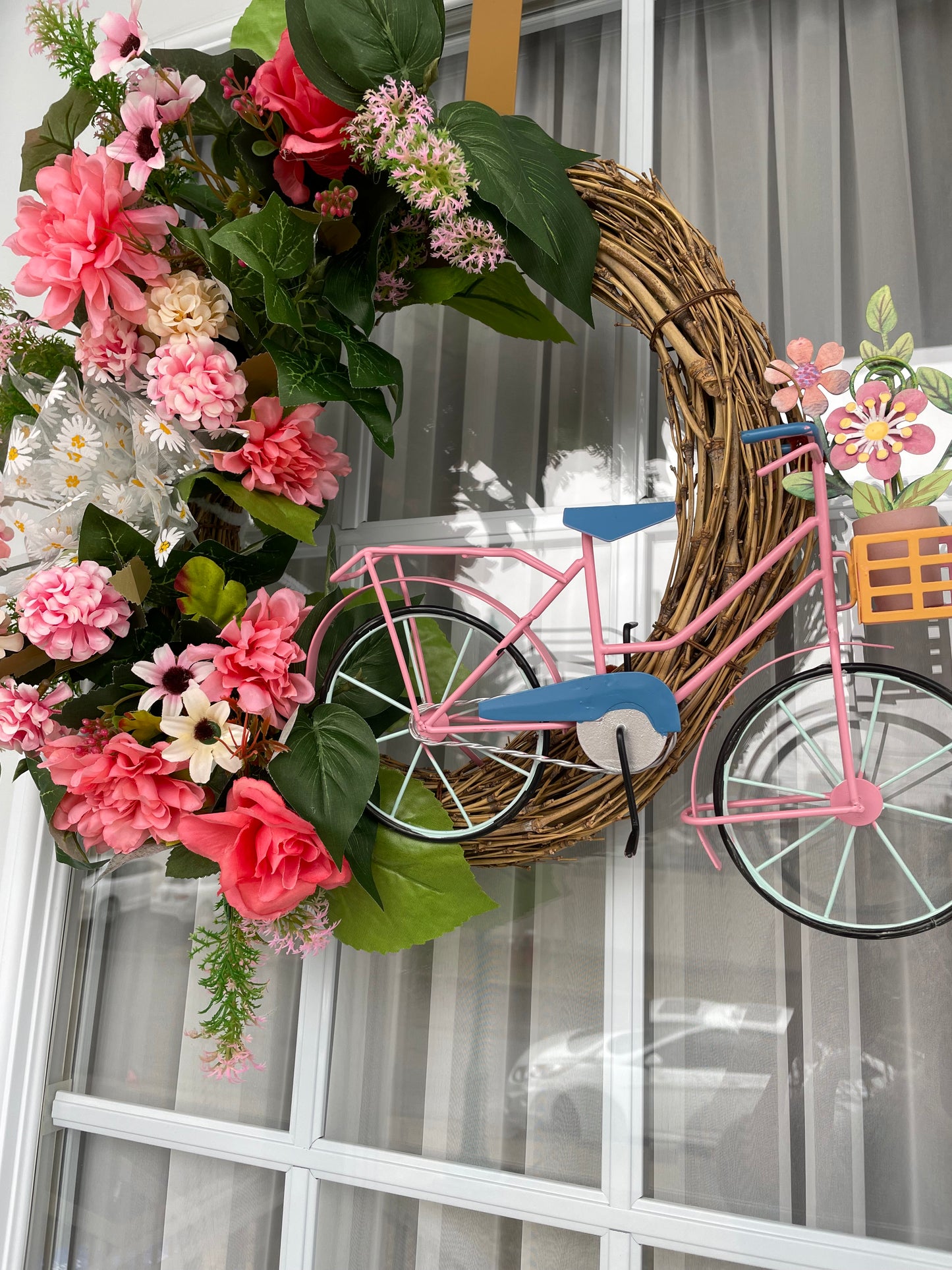 Couronne printemps Bicyclette