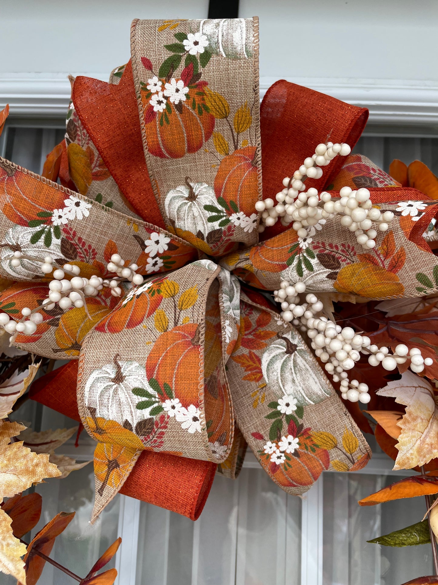 Couronne Automne avec boucle