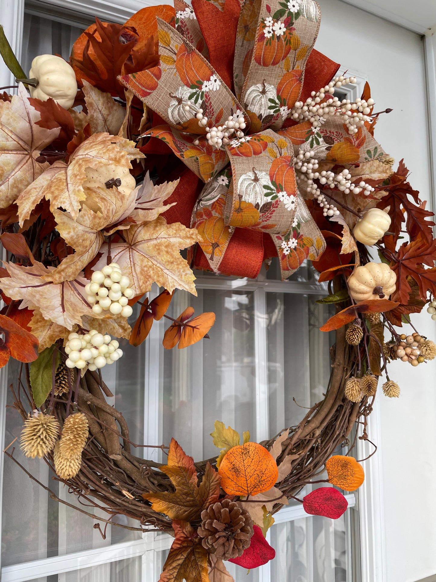 Couronne Automne avec boucle