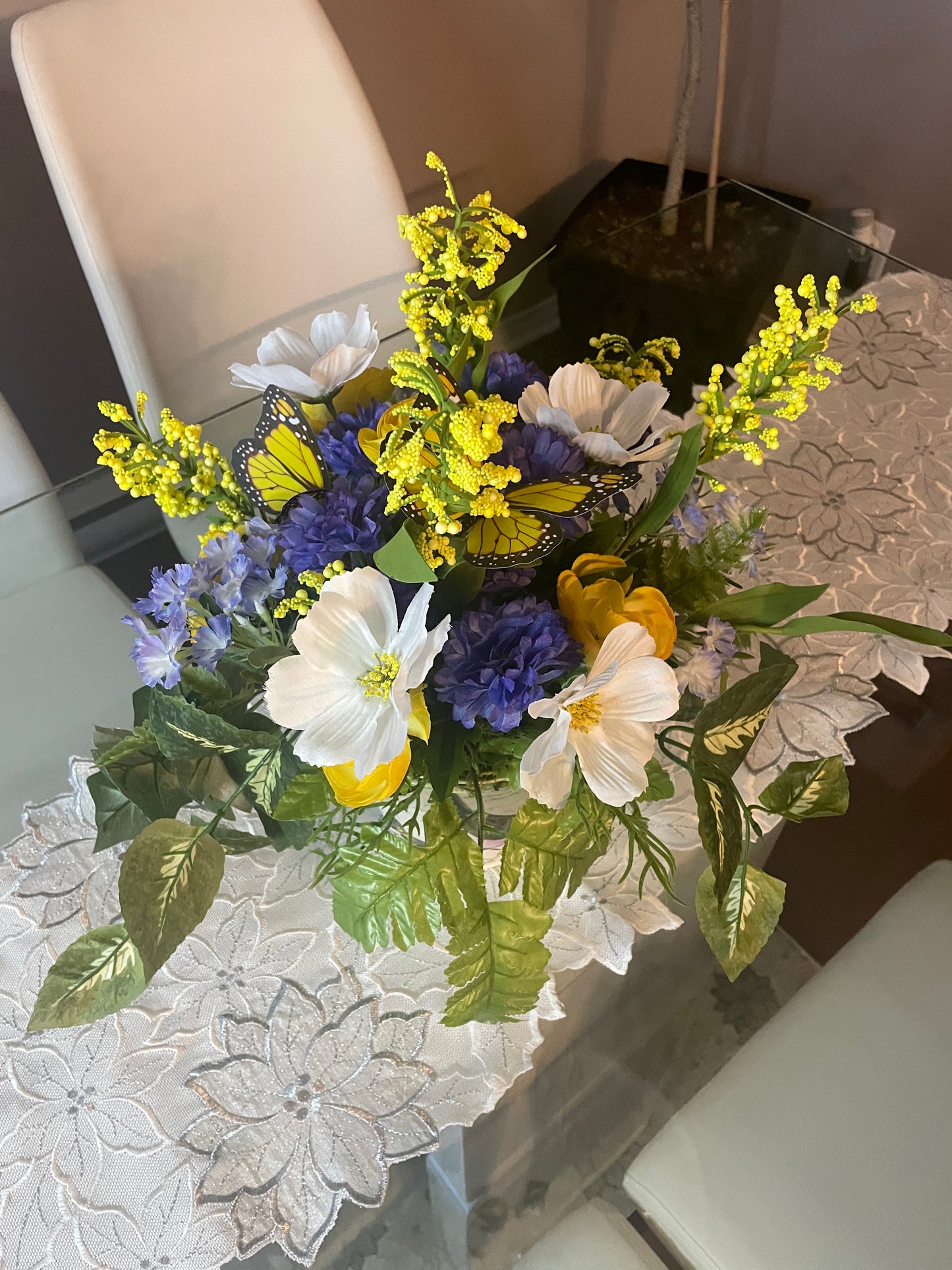 Bucket of flowers " Carmen's Garden "