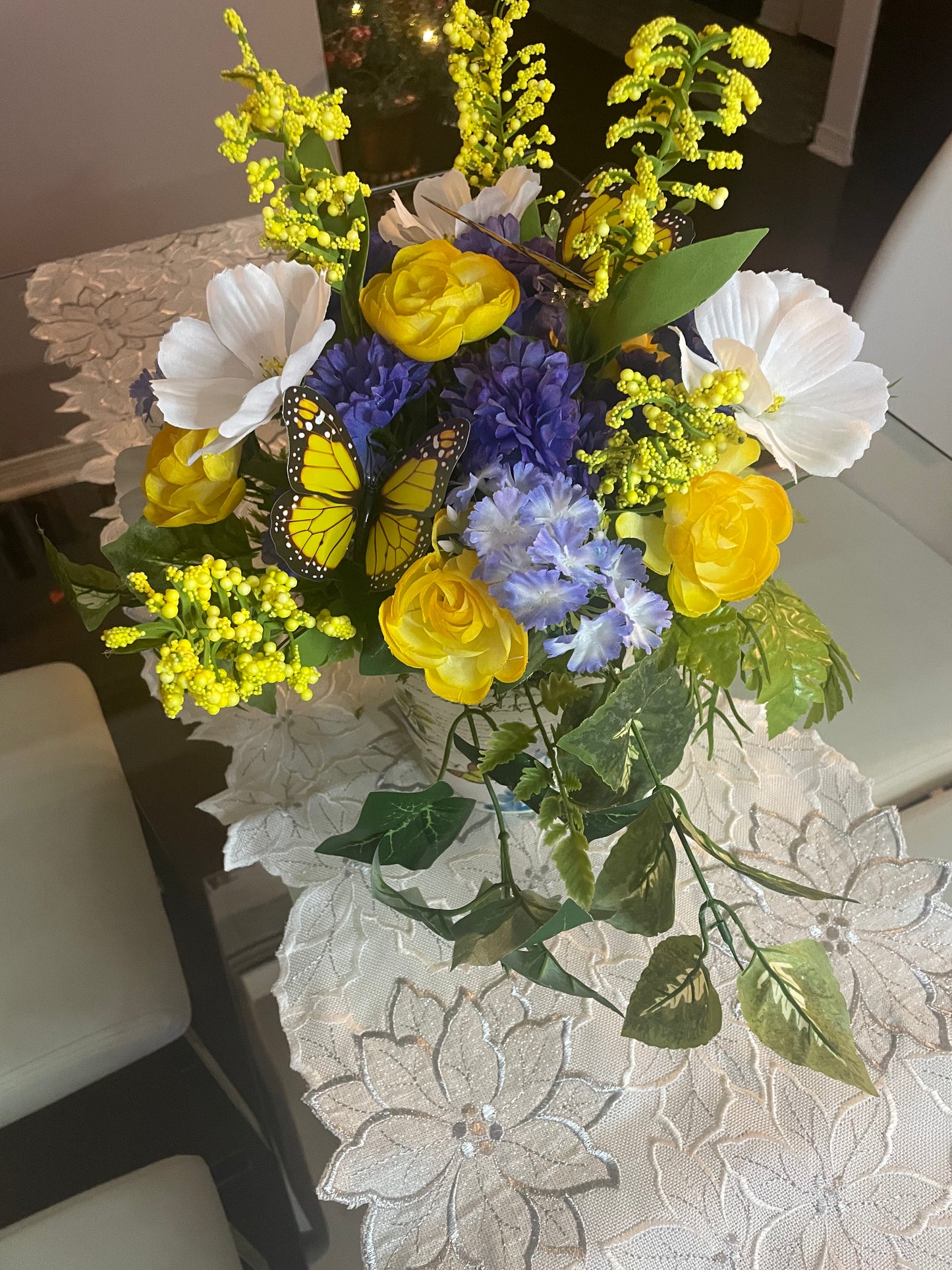 Bucket of flowers " Carmen's Garden "