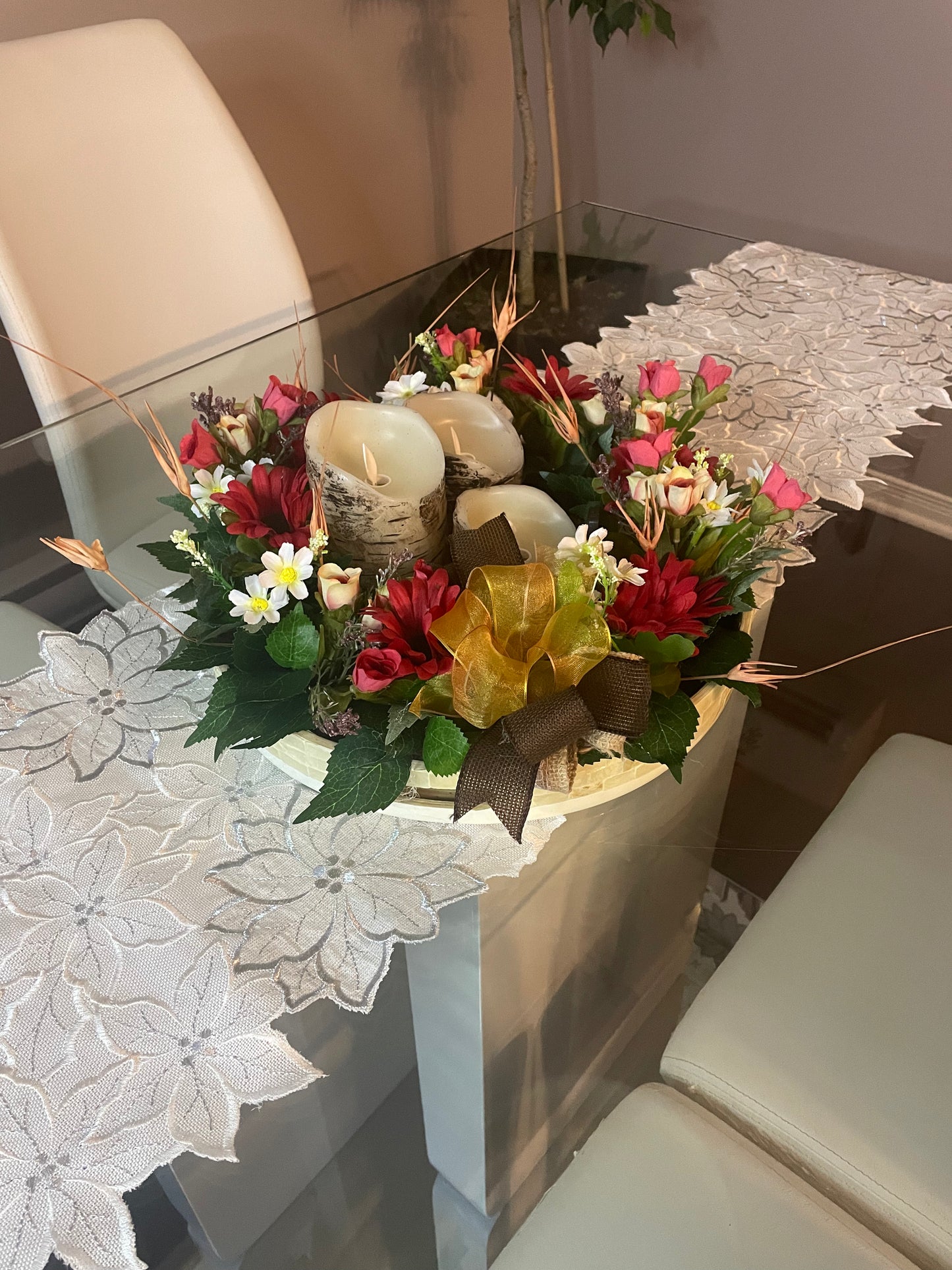 Centre de table  " La Gerbera "