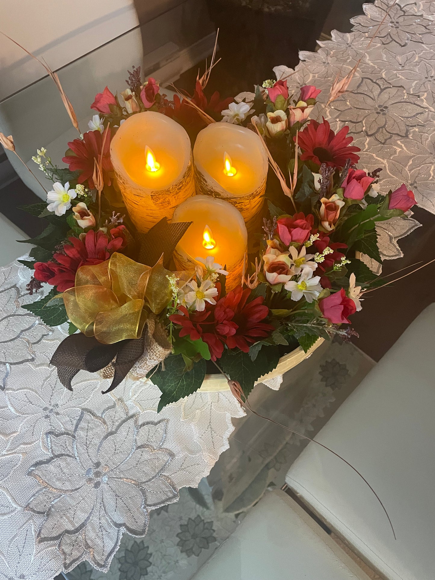 Centre de table  " La Gerbera "