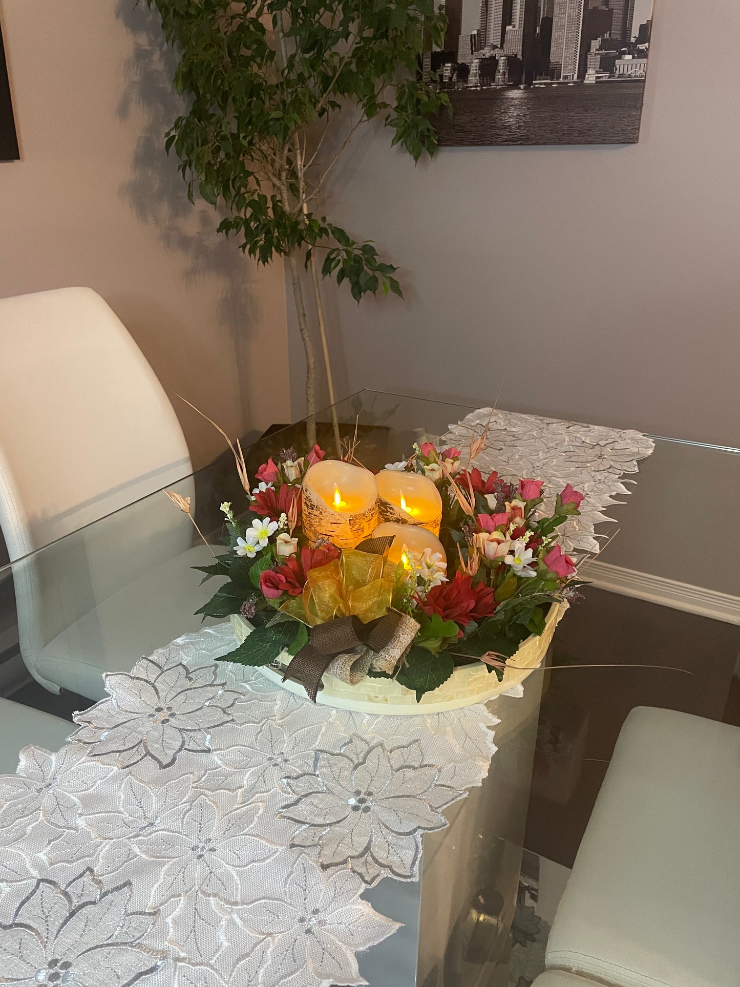 Centre de table  " La Gerbera "