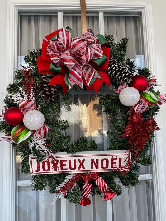 Couronne de Noël " Chocolat de Noël "