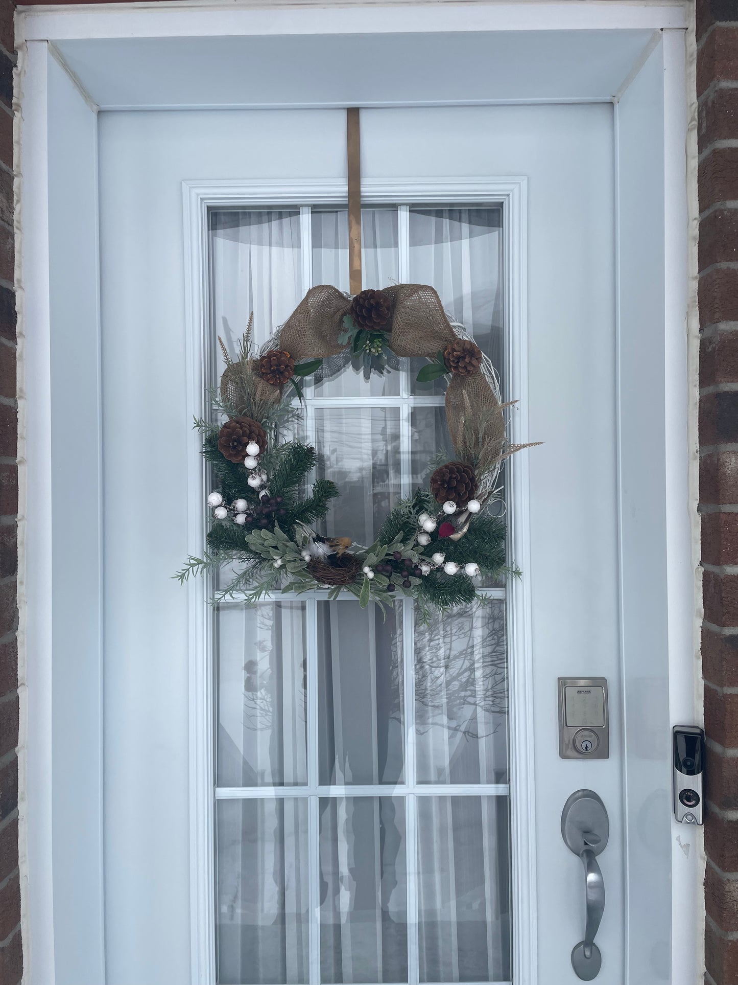 Couronne " Un temps d'hiver "