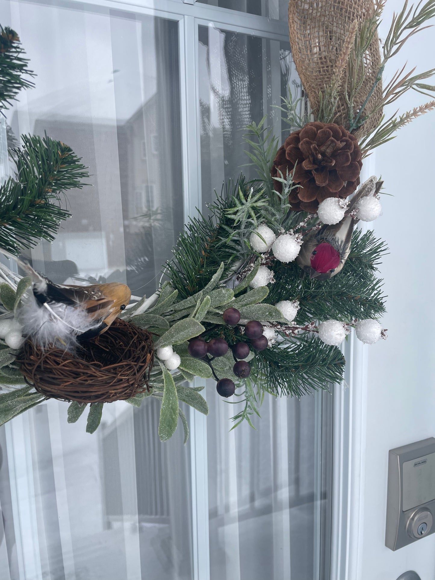 Couronne " Un temps d'hiver "