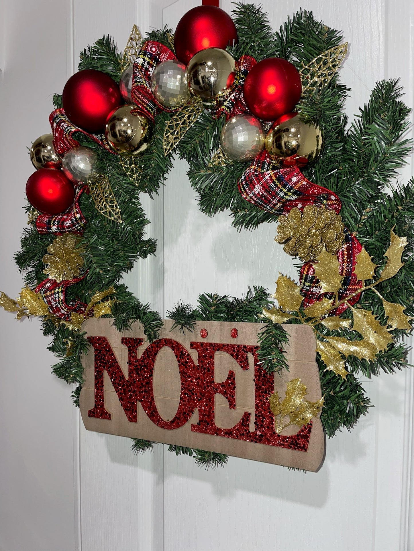Couronne de Noël " Le 25 Décembre "