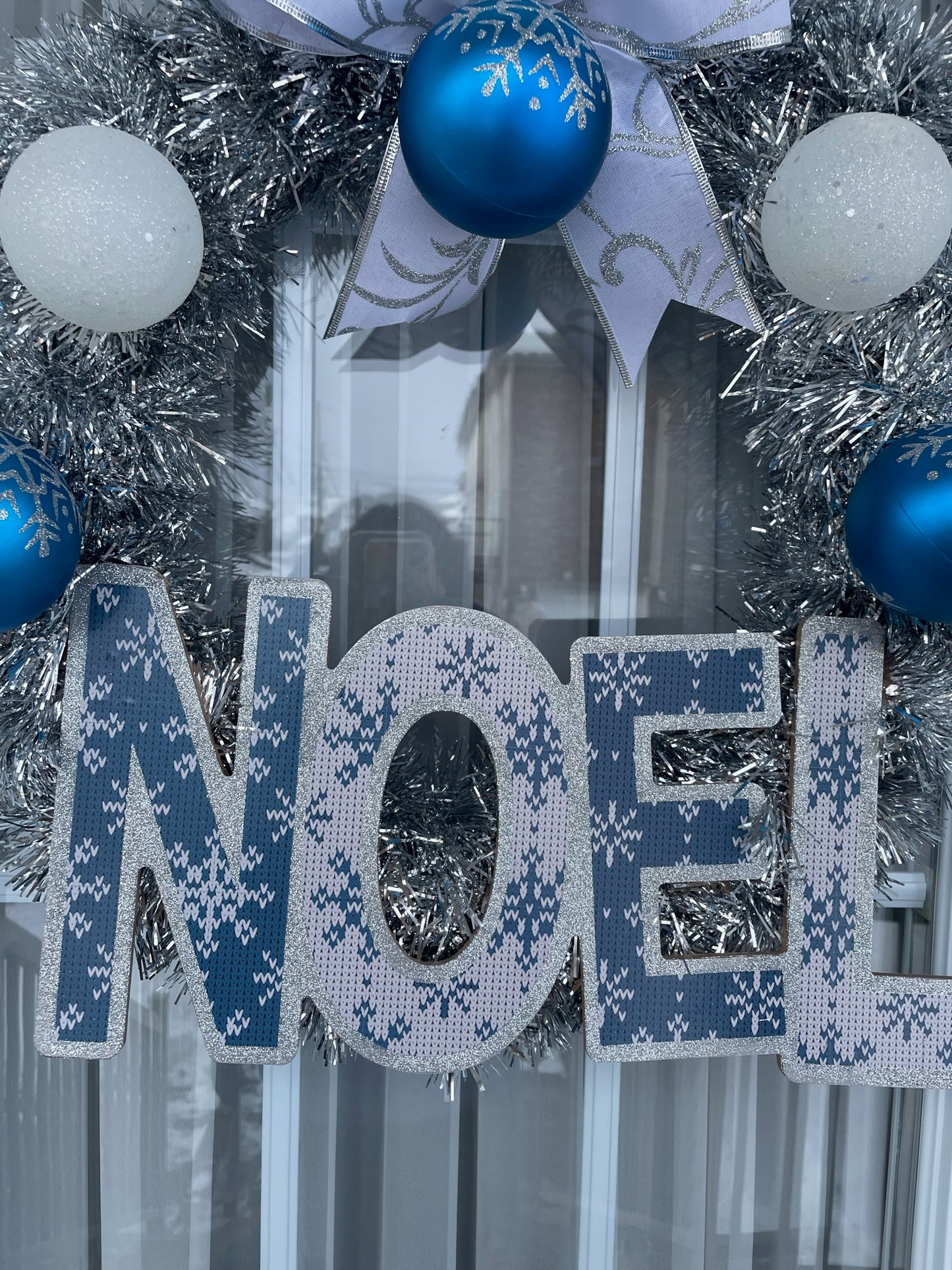 Couronne Noël " Un Noël givrée "