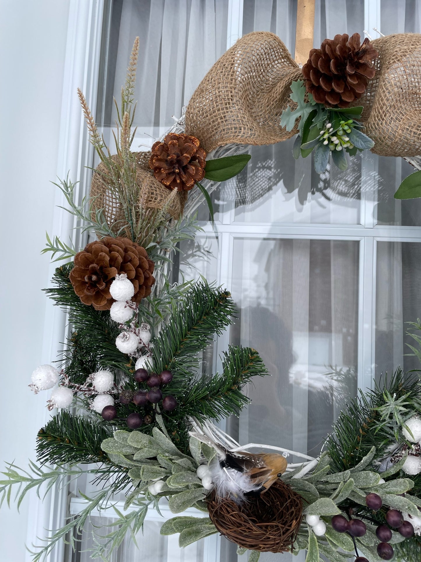 Couronne " Un temps d'hiver "