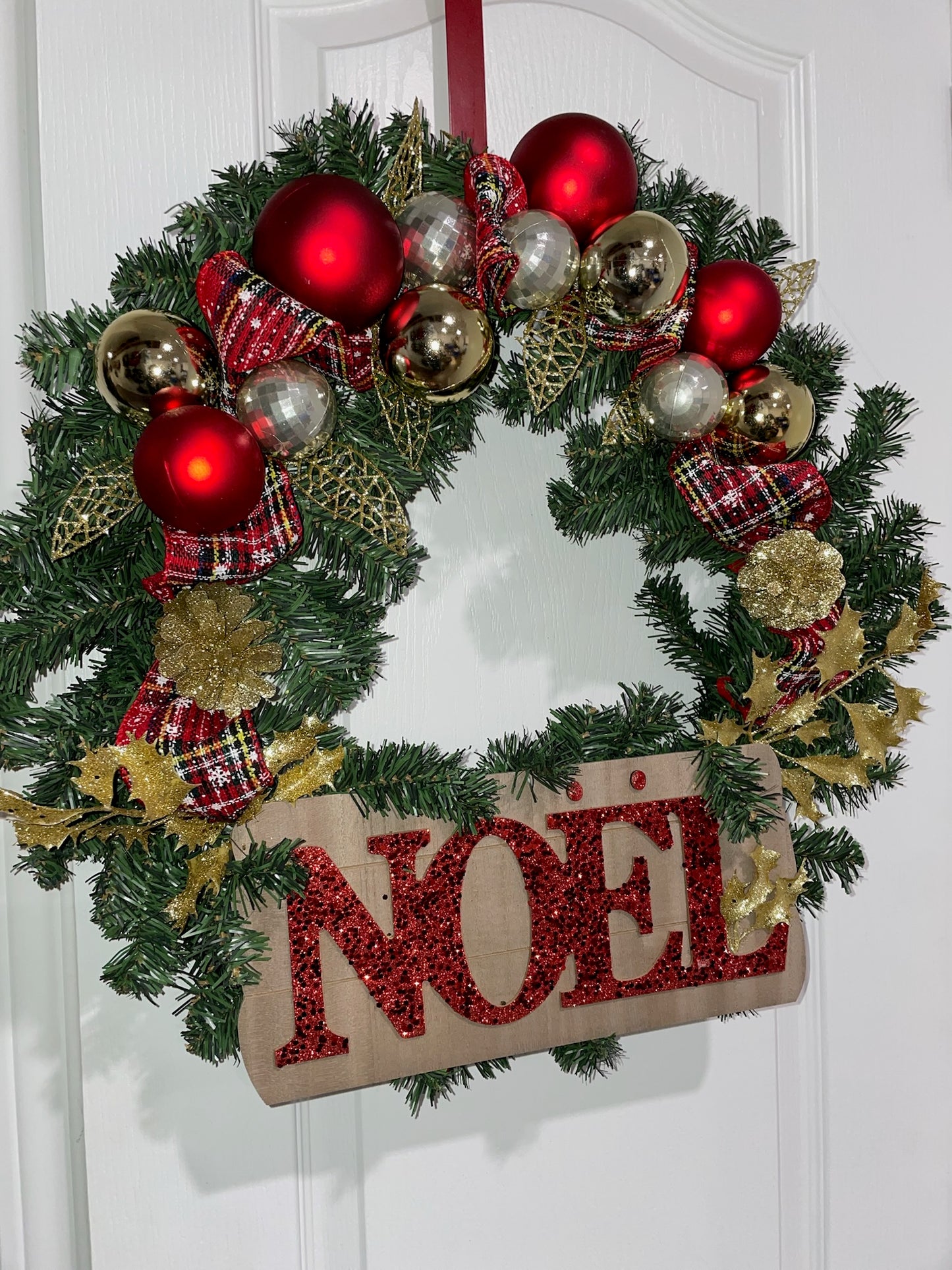 Couronne de Noël " Le 25 Décembre "