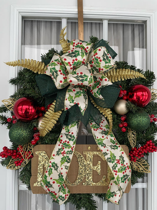 Couronne de Noel " La magie de Noel "