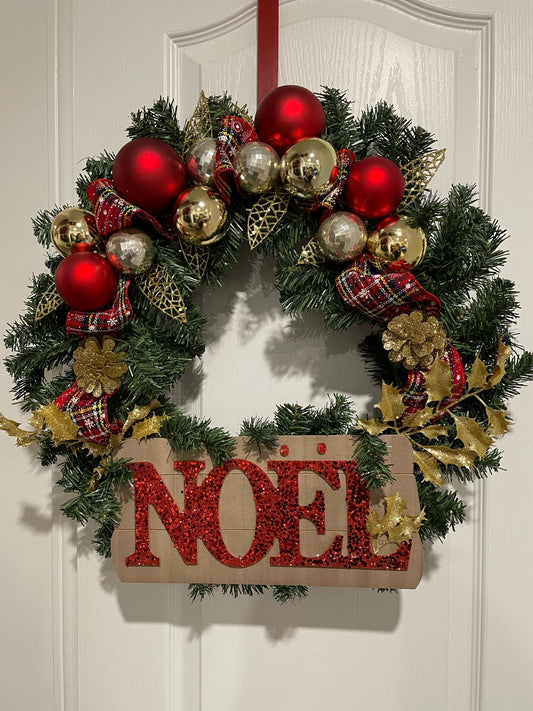 Couronne de Noël " Le 25 Décembre "