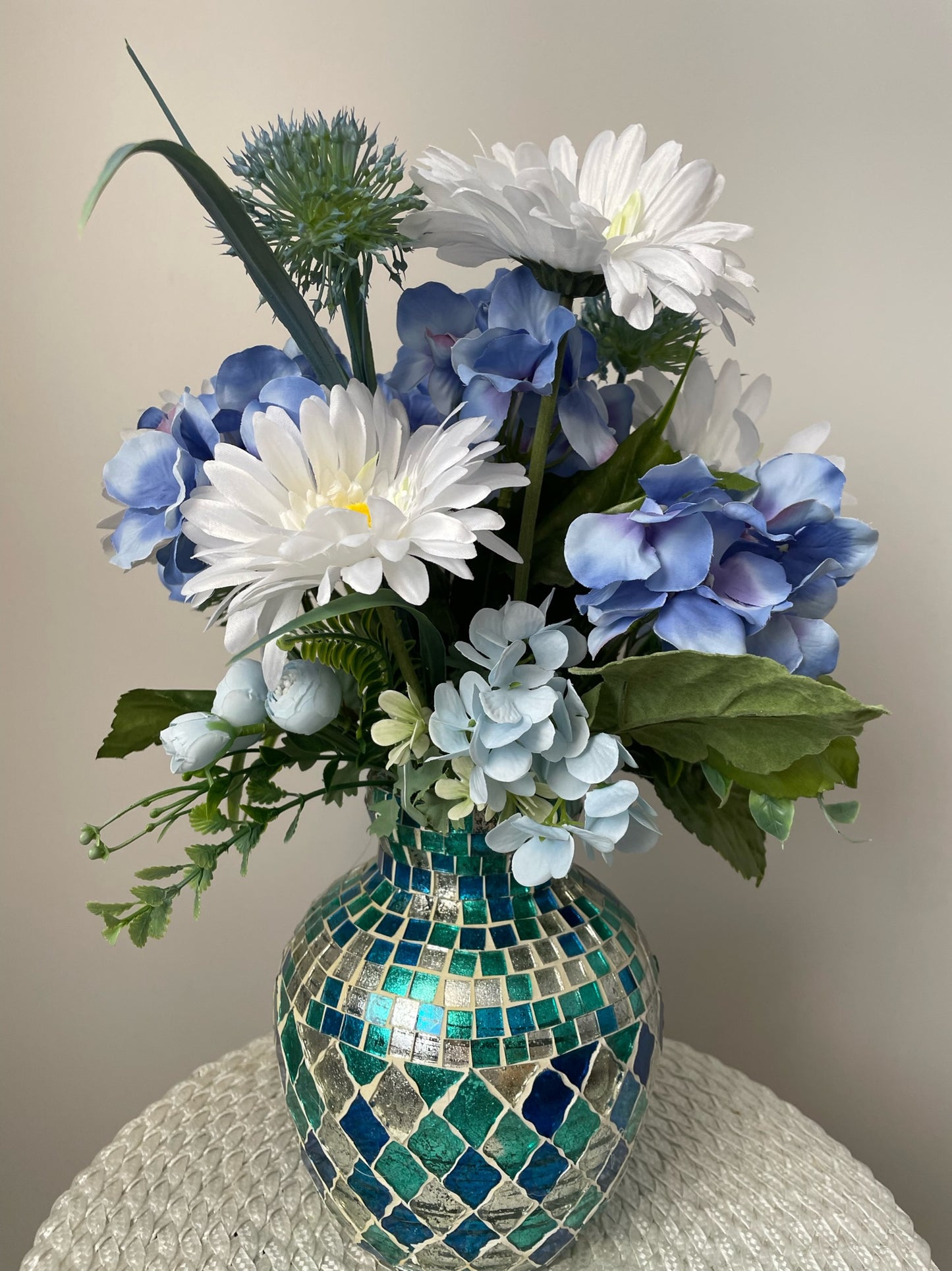 Vase of flowers "Mosaic"