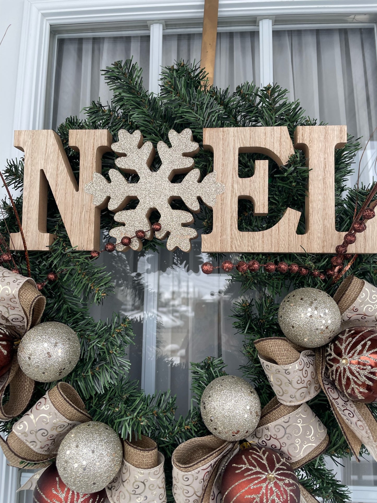 CHRISTMAS Wreath "A Beautiful Christmas"