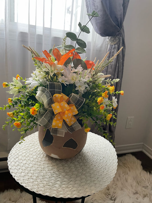 Vase de fleurs " Lys et cie "