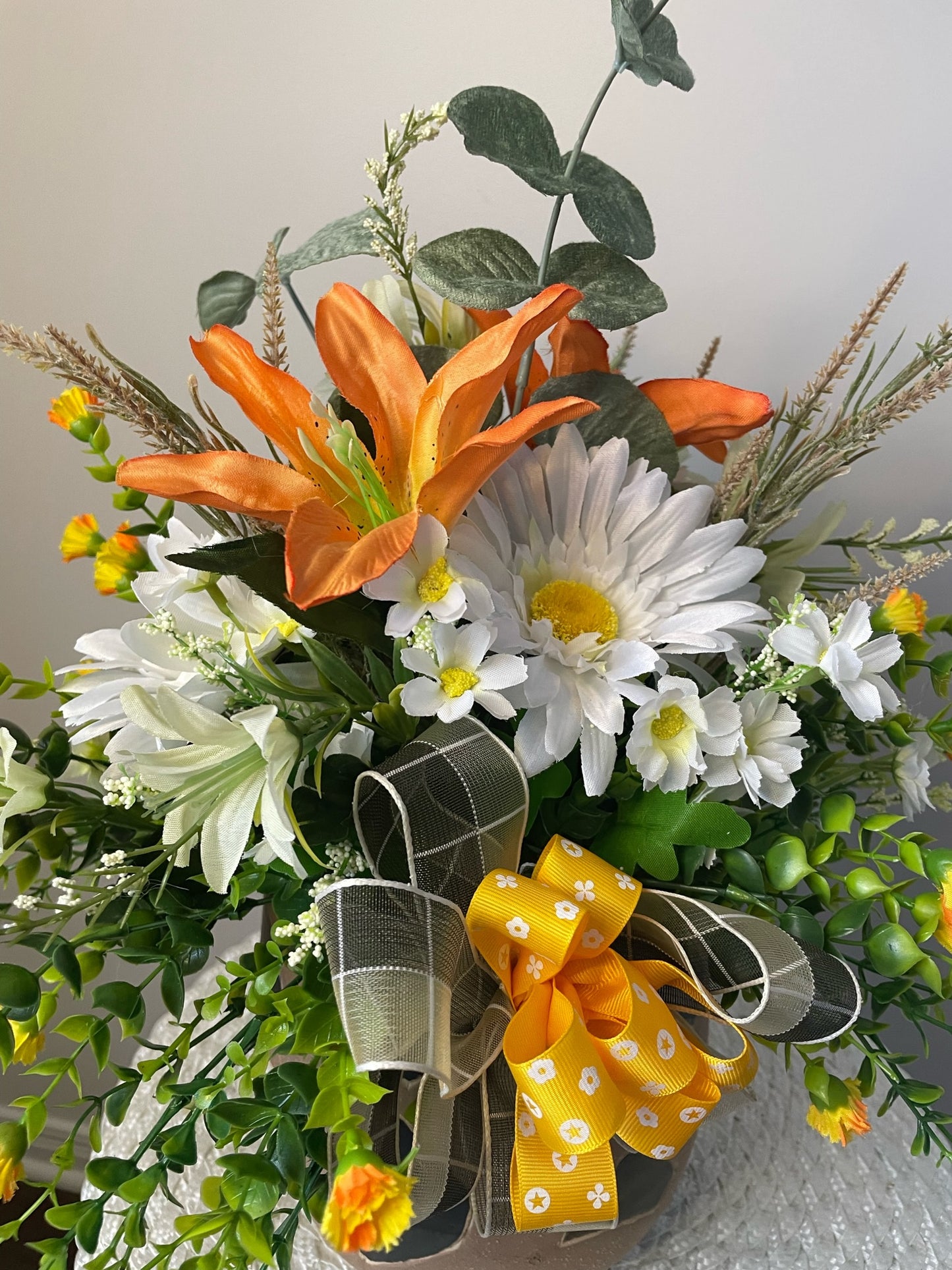 Vase de fleurs " Lys et cie "