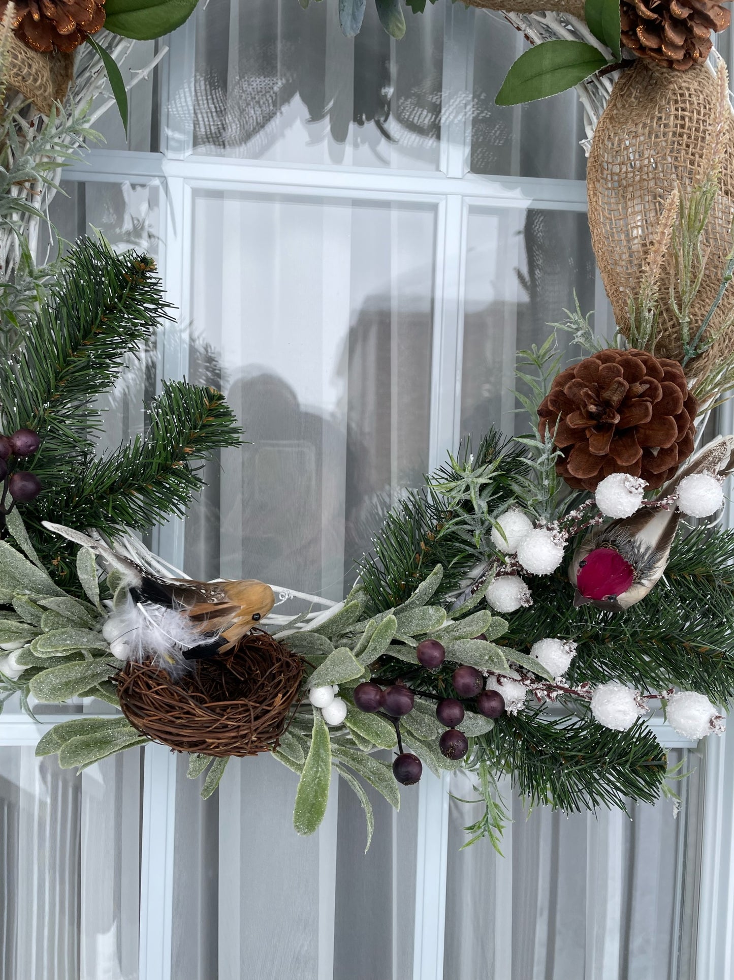 Couronne " Un temps d'hiver "