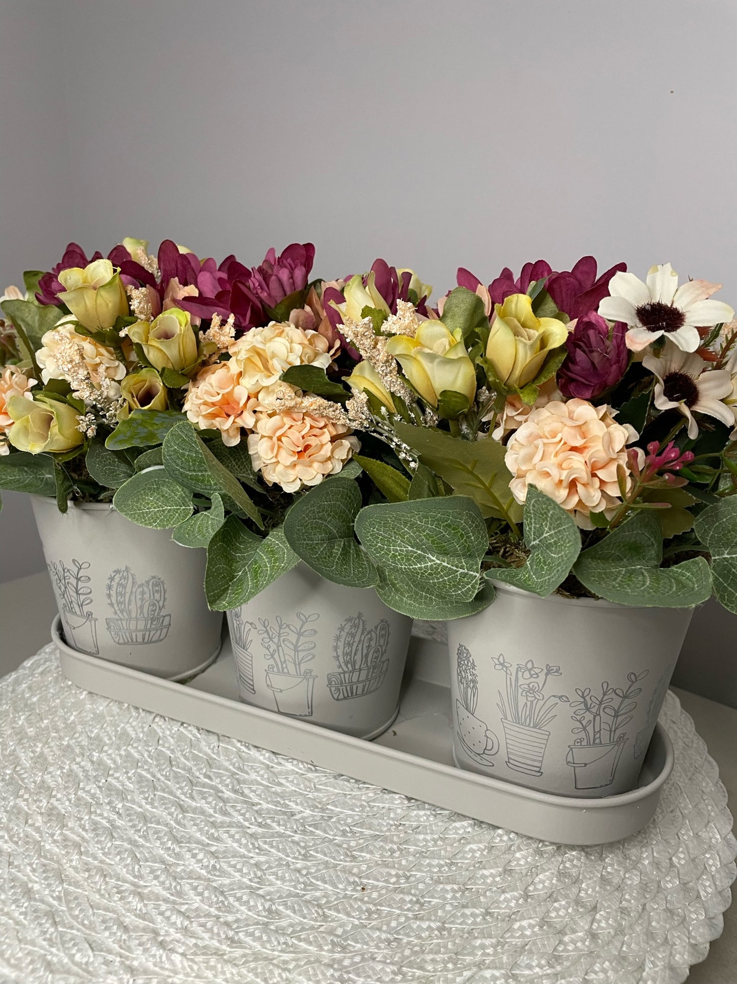 Boite de fleurs " Le Trio 2 "