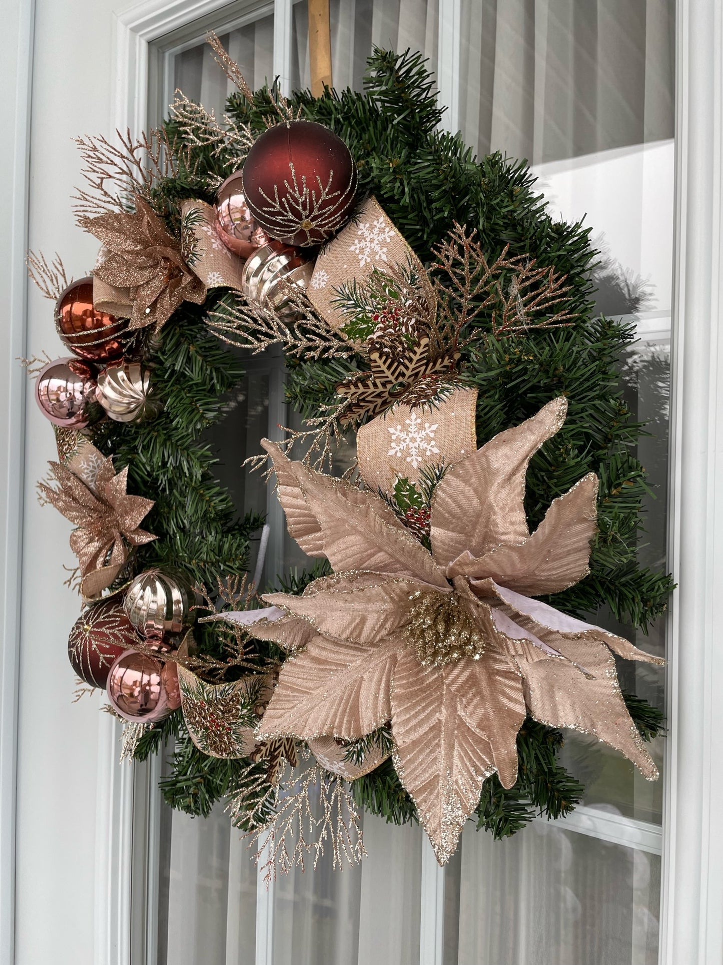 Couronne de Noël " L'élégante "