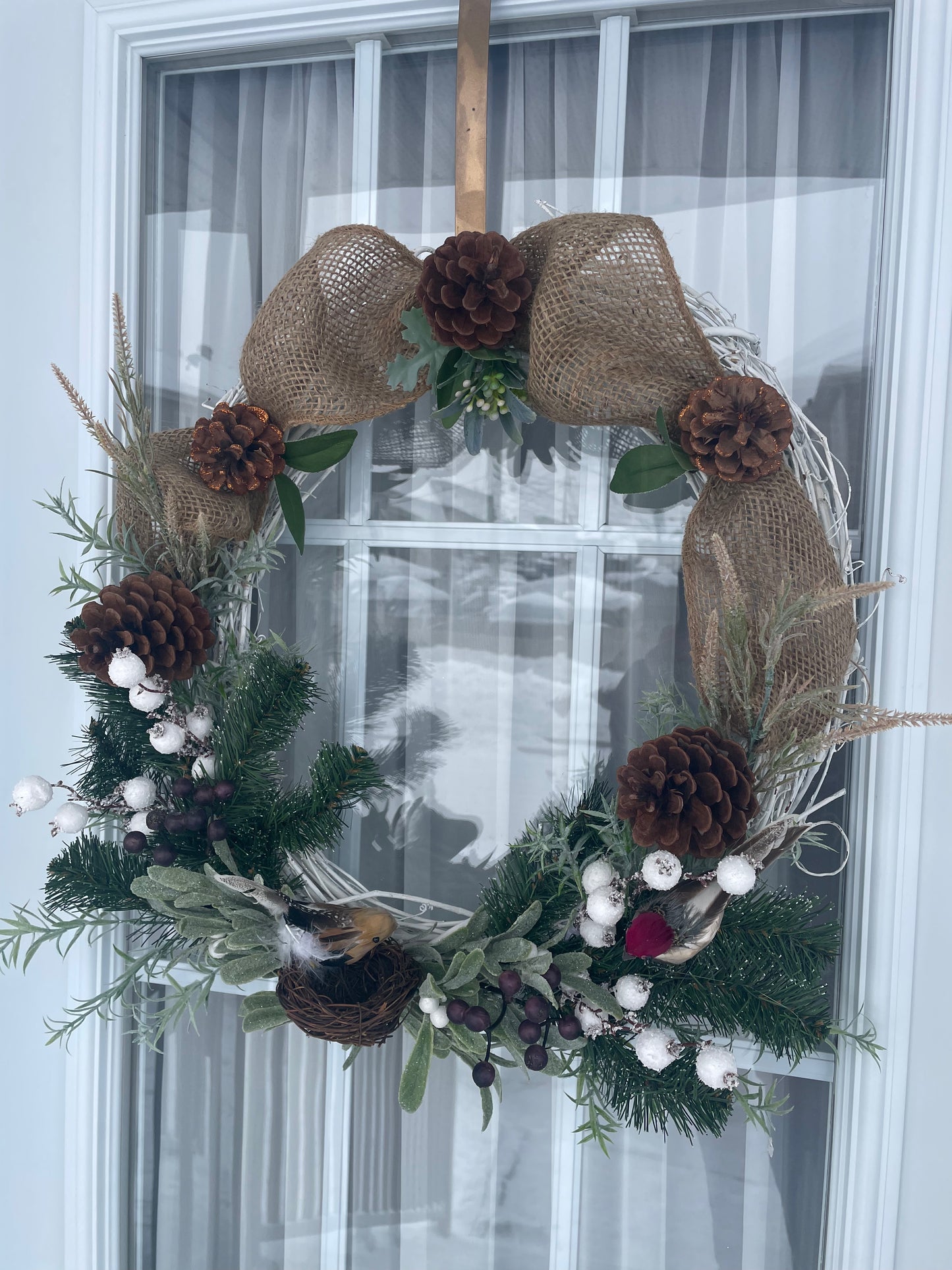 Couronne " Un temps d'hiver "