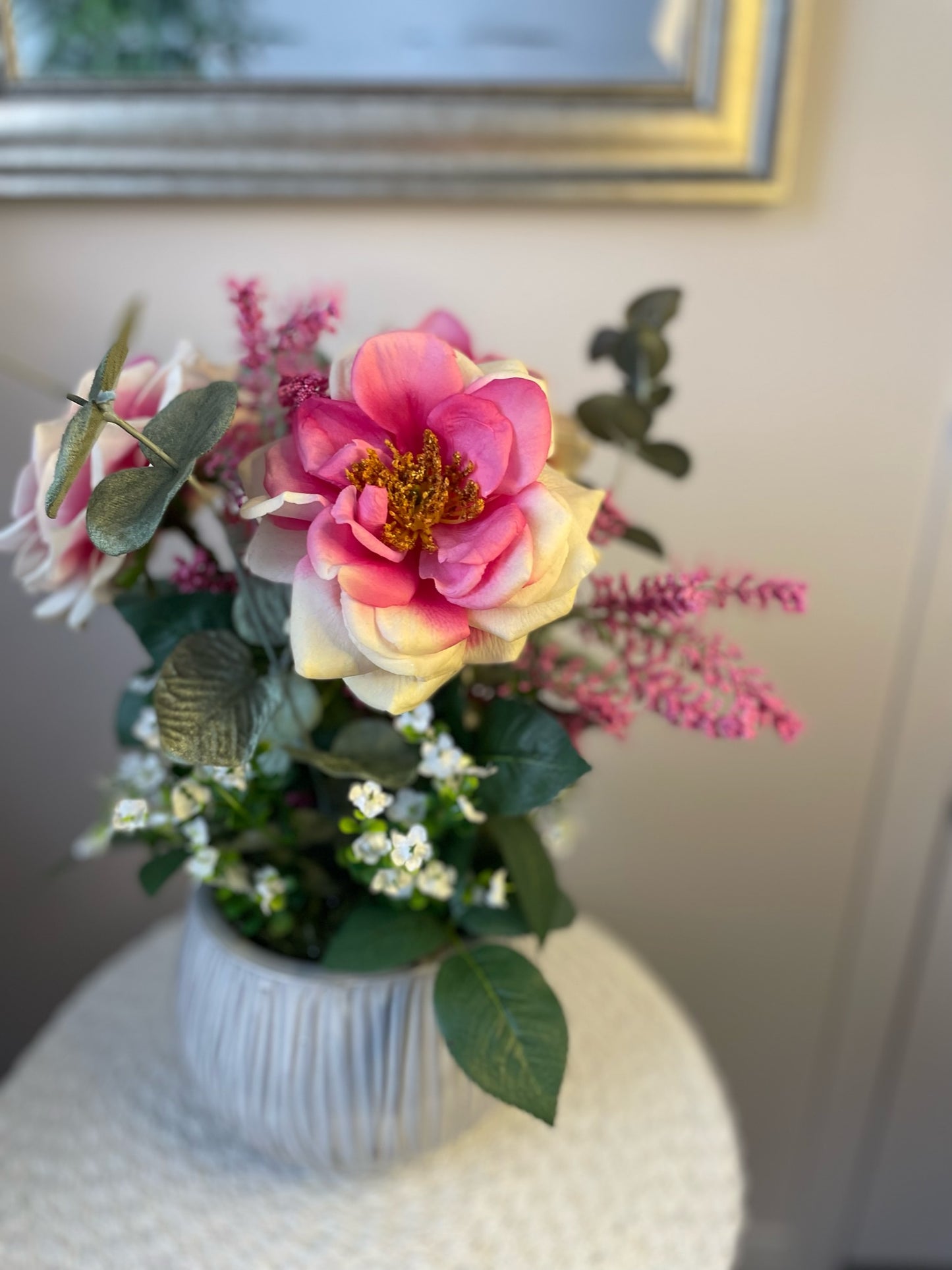 Vase de fleurs " Les 3 roses "