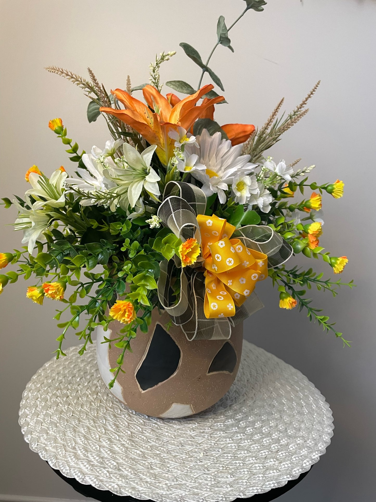 Vase de fleurs " Lys et cie "