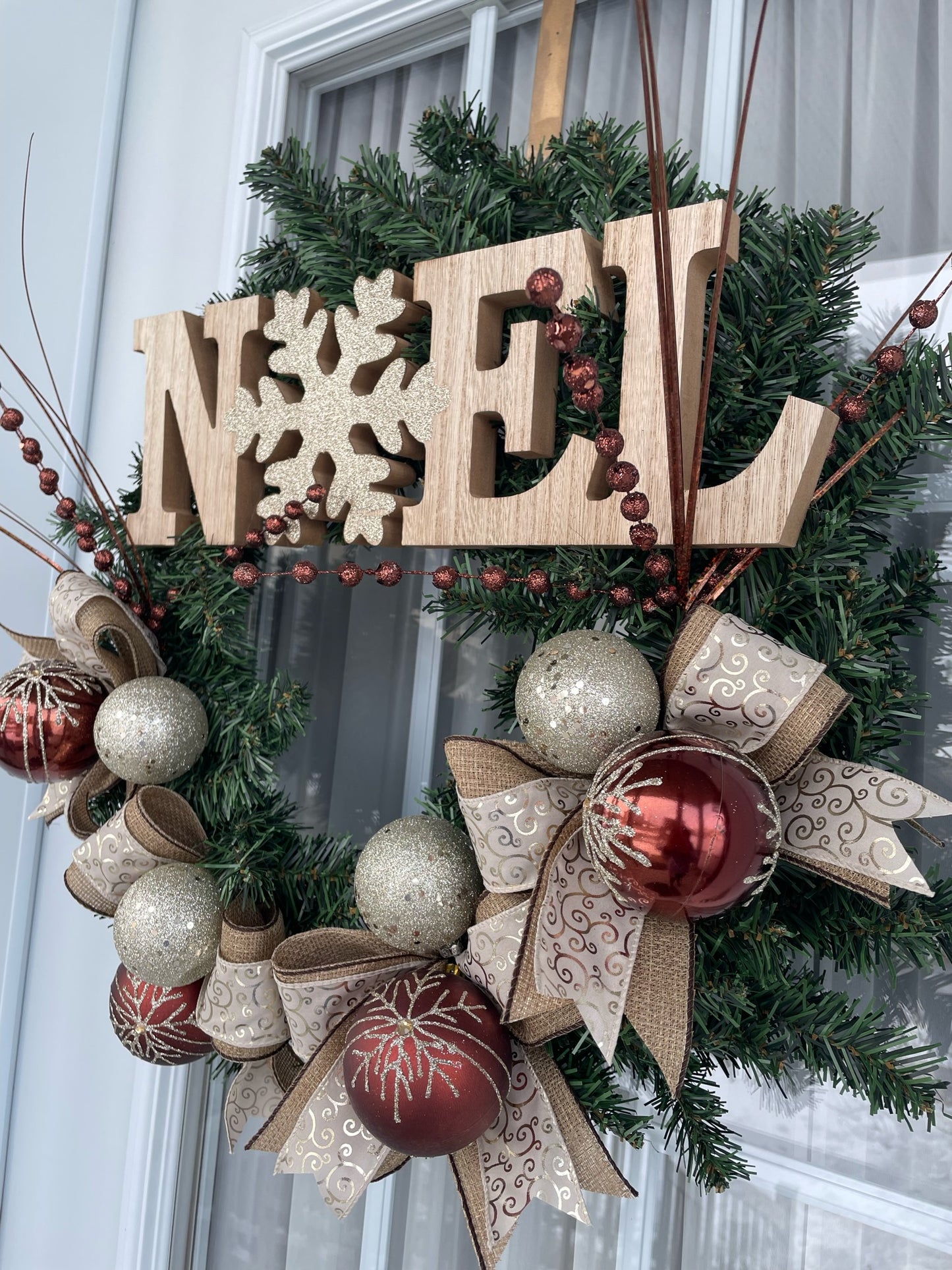 CHRISTMAS Wreath "A Beautiful Christmas"