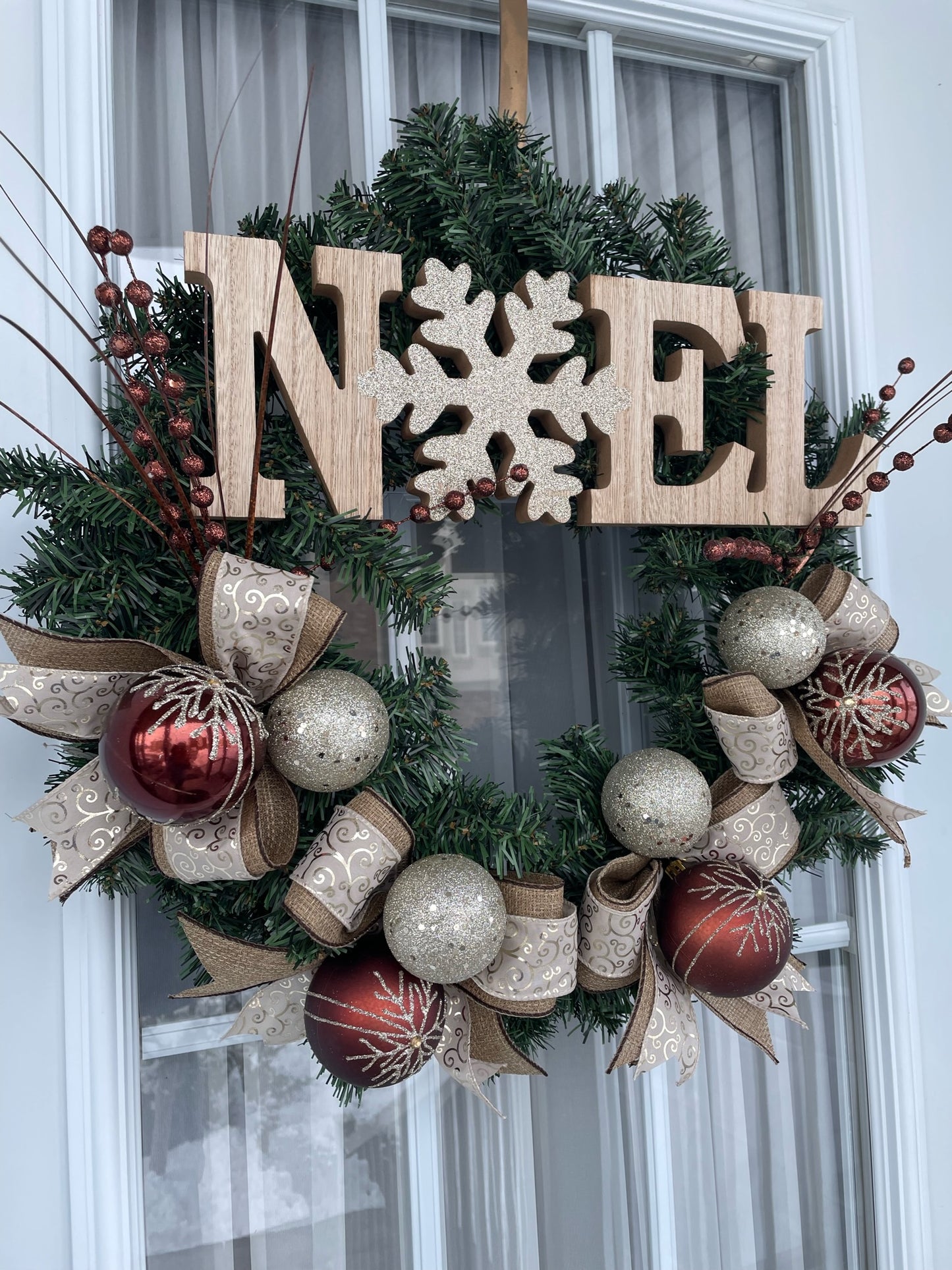 CHRISTMAS Wreath "A Beautiful Christmas"