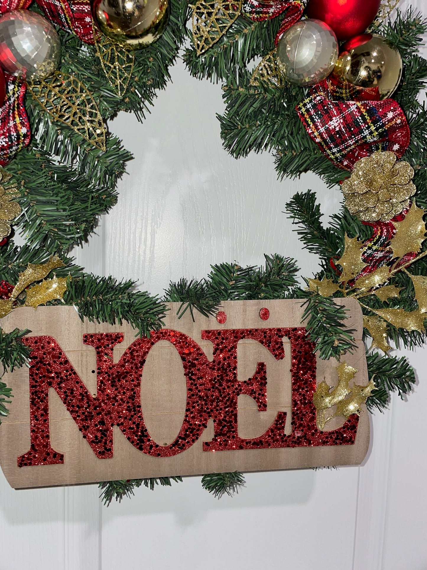 Couronne de Noël " Le 25 Décembre "