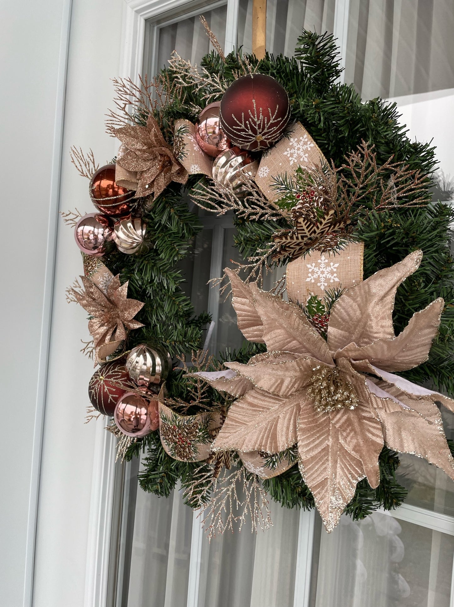 Couronne de Noël " L'élégante "
