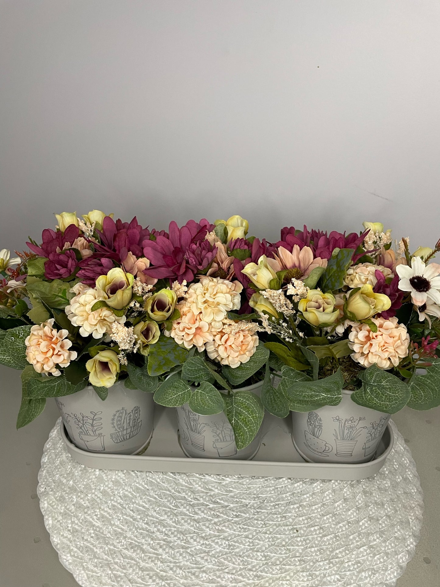 Boite de fleurs " Le Trio 2 "