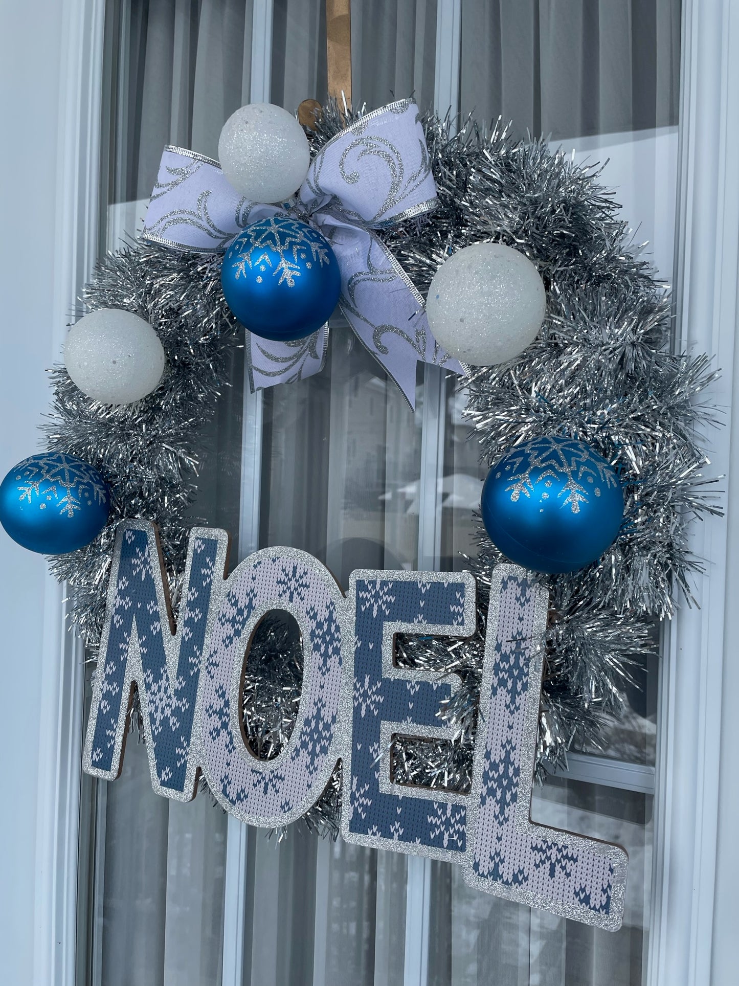 Couronne Noël " Un Noël givrée "