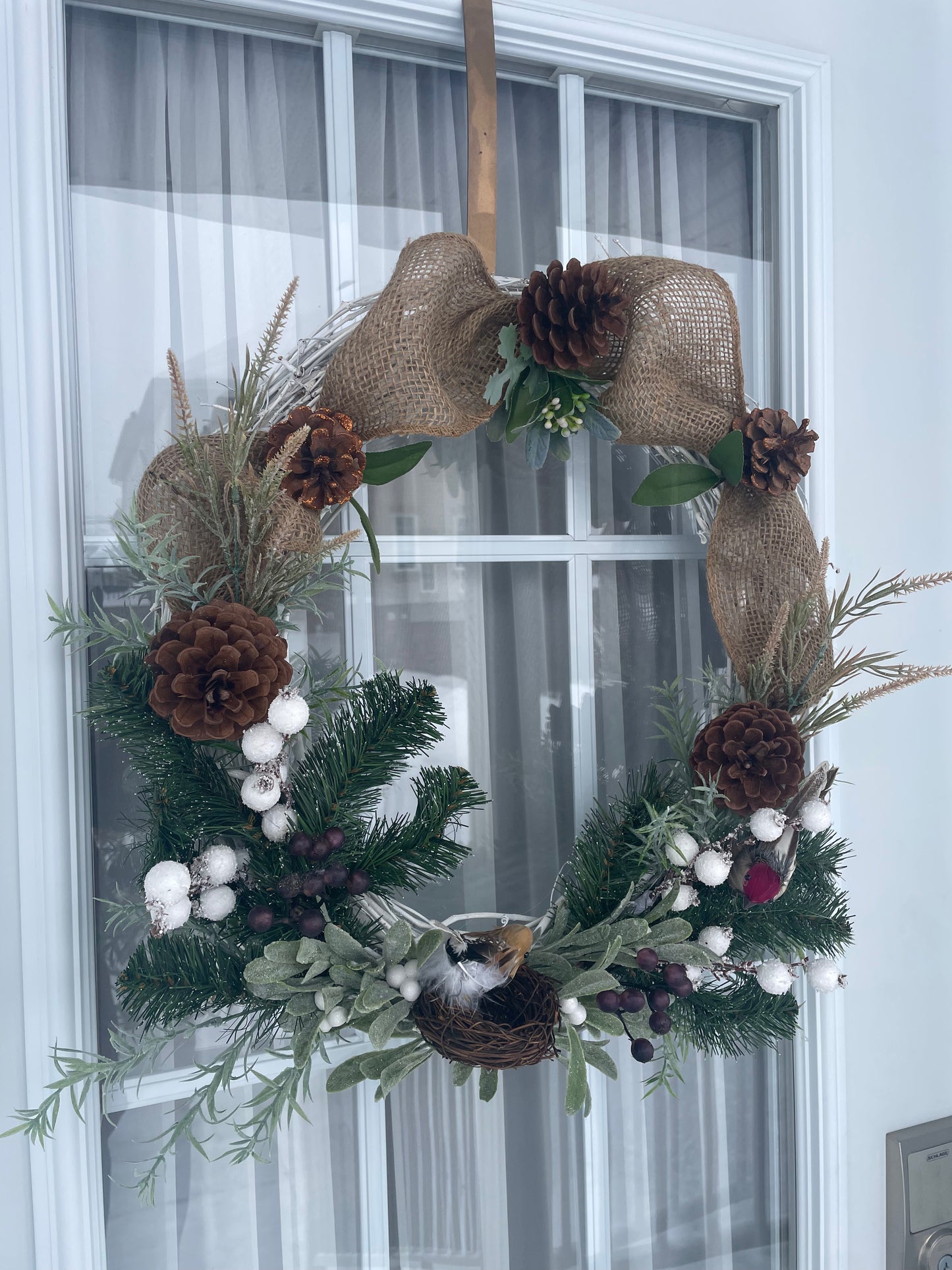 Couronne " Un temps d'hiver "