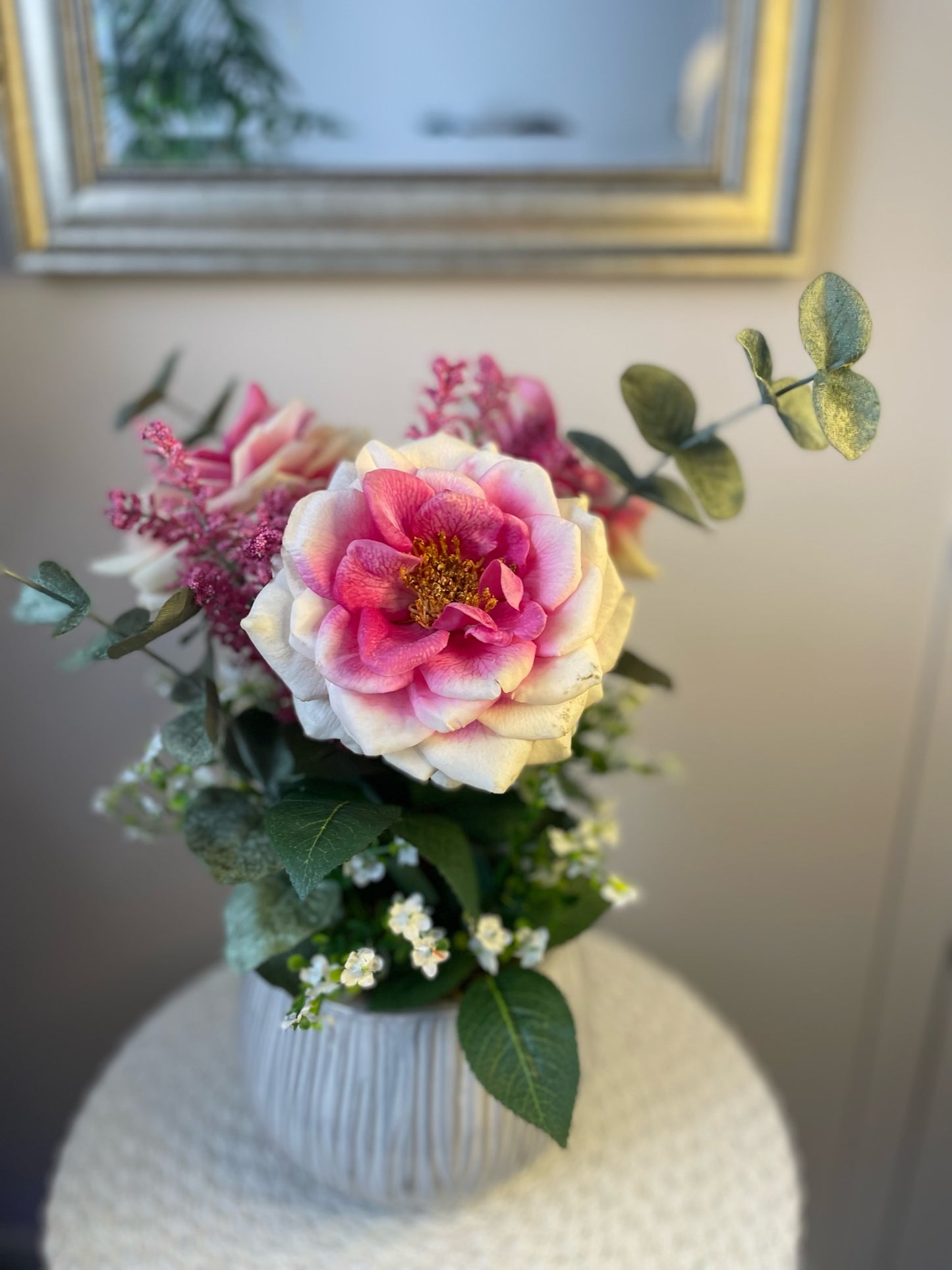 Vase de fleurs " Les 3 roses "