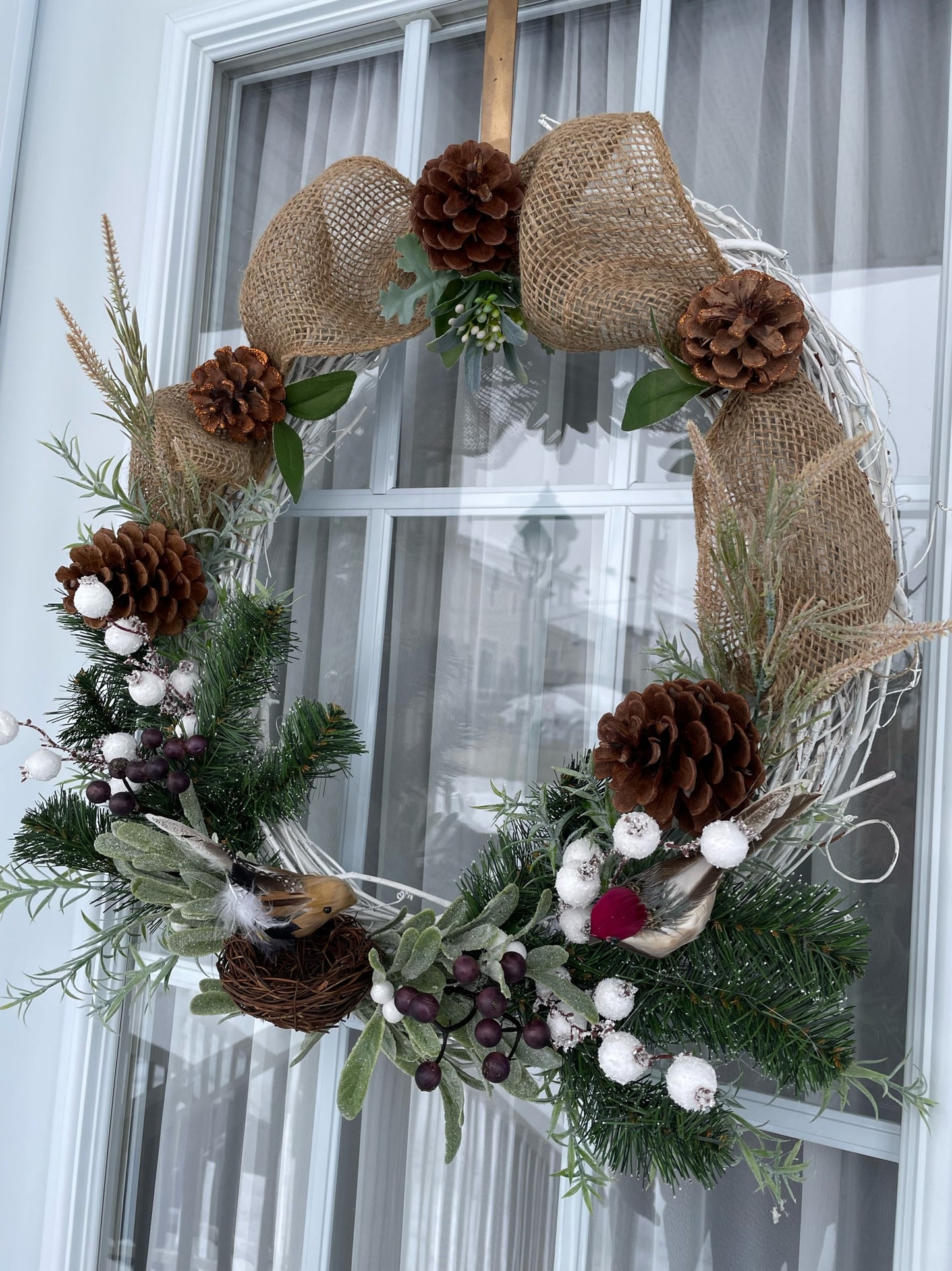 Couronne " Un temps d'hiver "