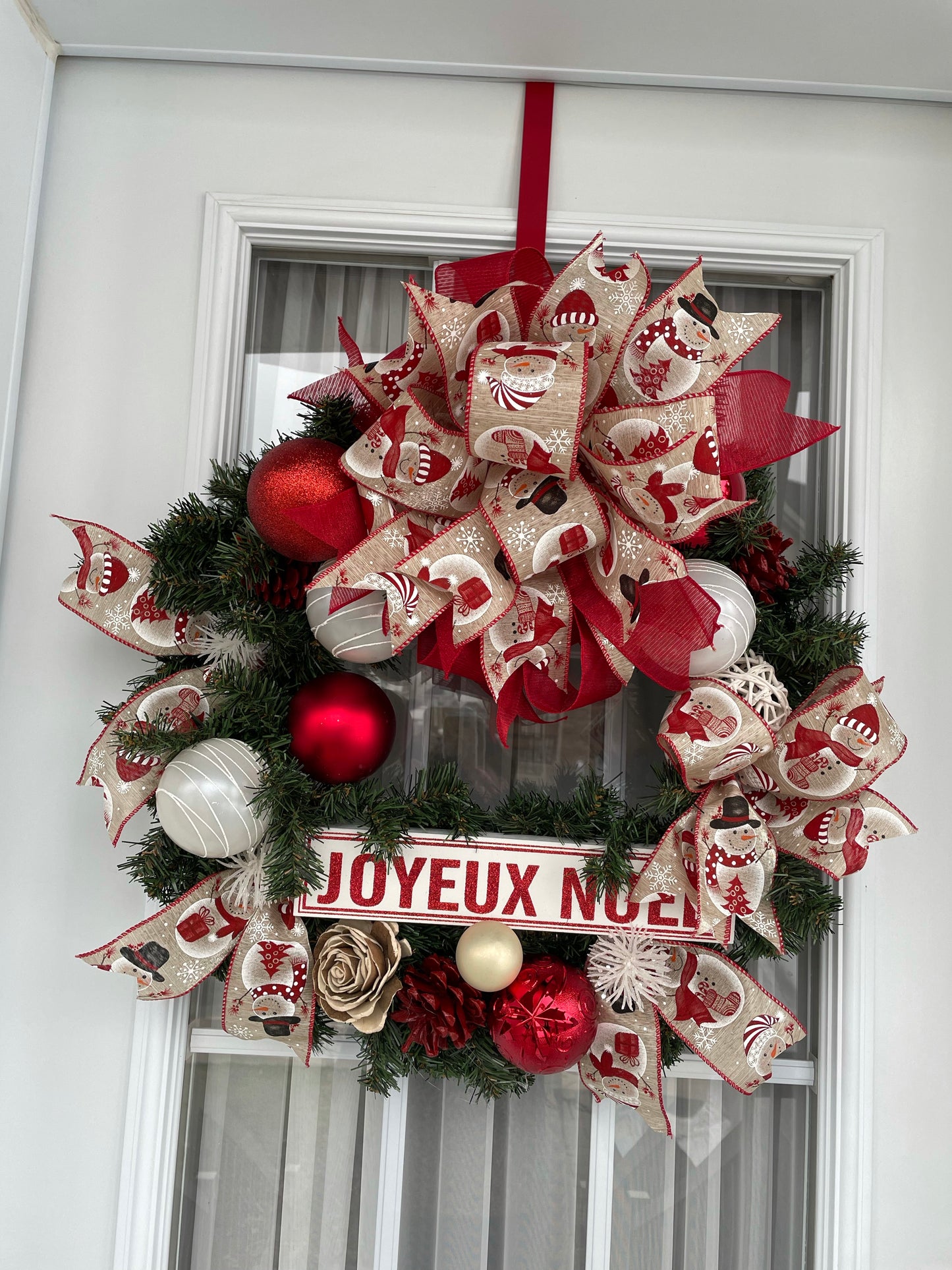Couronnes de NOËL affiche Joyeux Noel