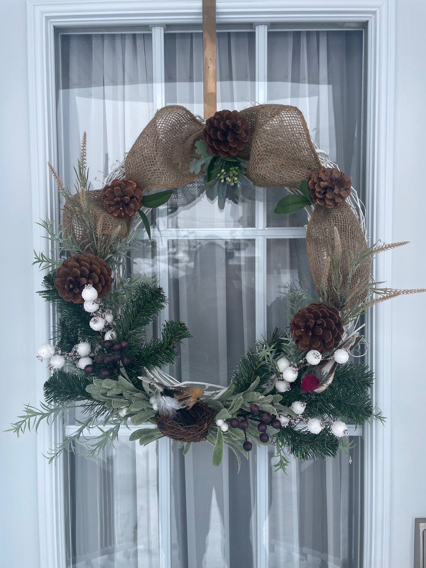 Couronne " Un temps d'hiver "