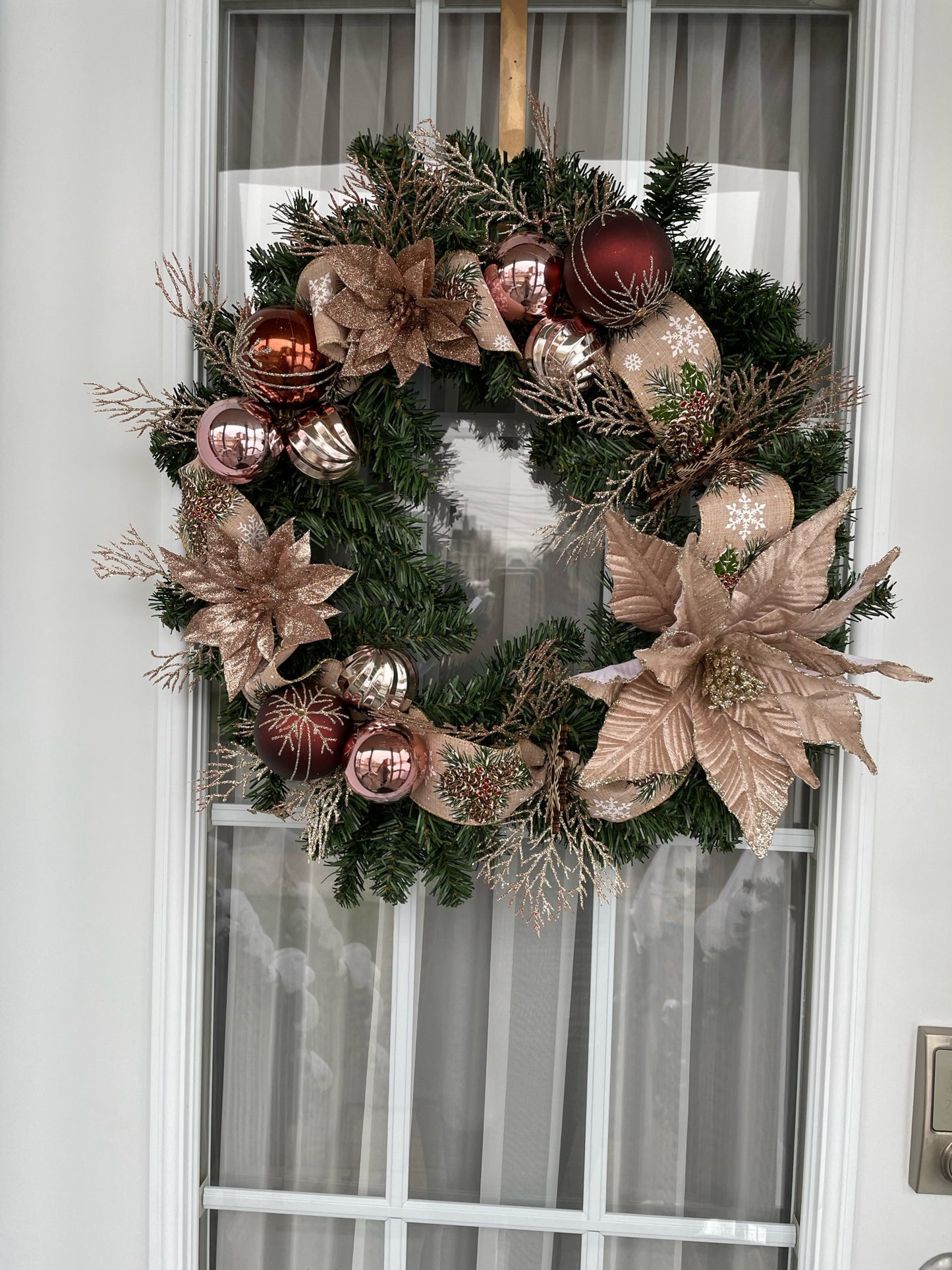 Couronne de Noël " L'élégante "