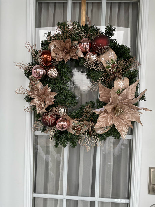 Couronne de Noël " L'élégante "