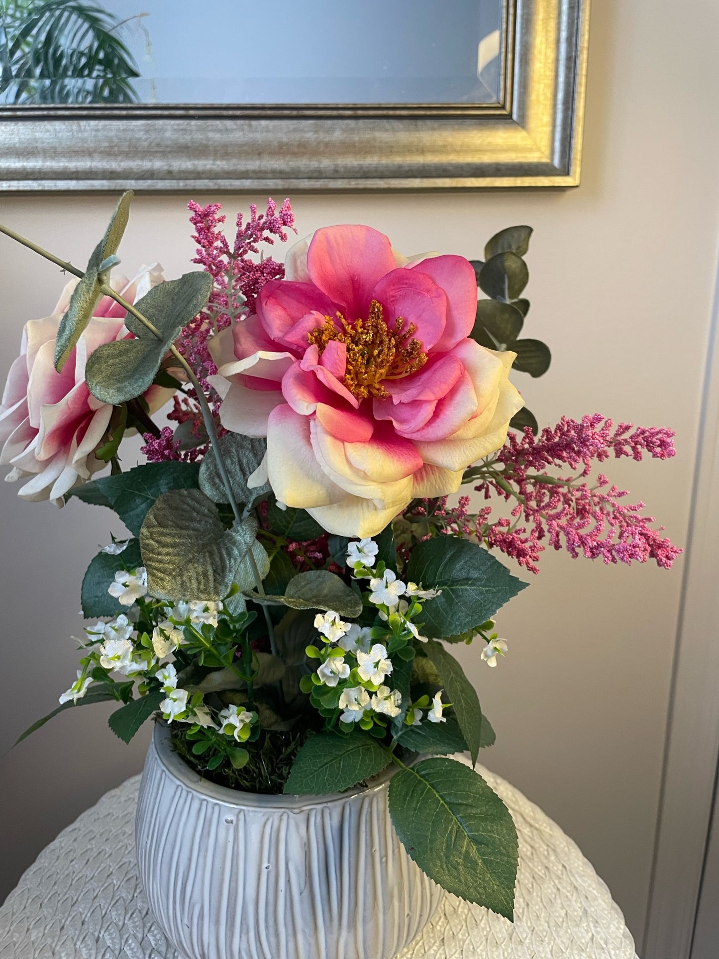 Vase de fleurs " Les 3 roses "